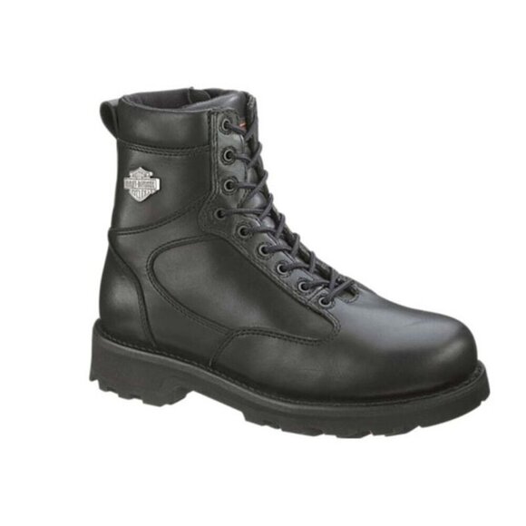 HarleyDavidson Men's Relief Shock Aborber Black Motorcycle Boots 93074 10 Wide - Picture 12 of 12